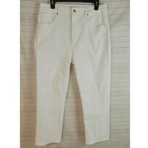 DRIFTWOOD STELLA STRAIGHT LEG JEANS IN WHITE, SZ 32